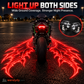 🏍️Motorcycle LED Angel Wings Ground Projection Lights