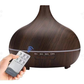 Essential Oil Diffuser Humidifier with Remote Control（Equipped with three bottles of plant-based essential oil）