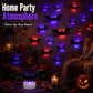 3D Halloween LED Bat Wall Stickers Glowing Flashing Spooky Party Decor