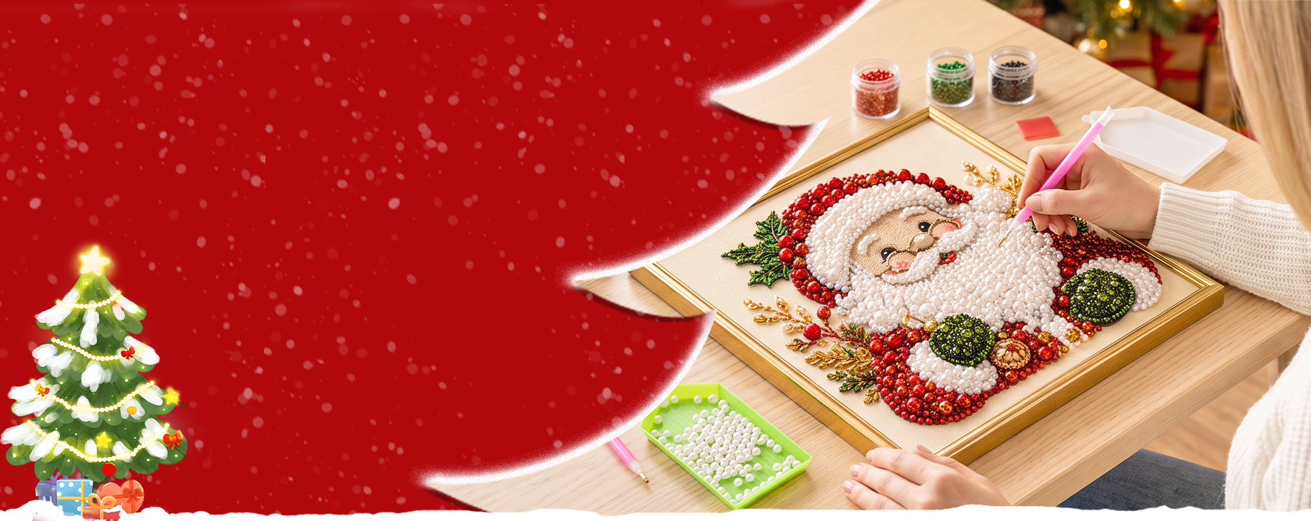 Christmas pearl art kit