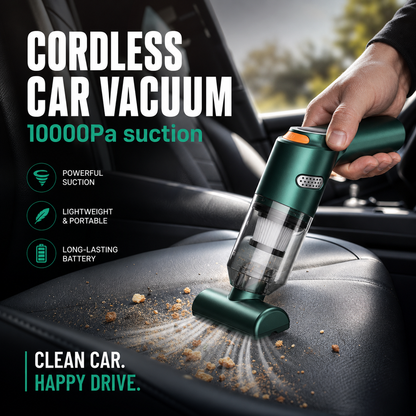 🎉 2026 Hot Sale 🧹 Cordless Car Vacuum – 10000Pa Powerful Suction & 4000mAh Battery – Deep Clean Your Car, Van & Home 🚗✨