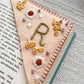 Embroidered Corner Bookmark