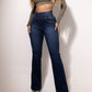 👖 50% OFF! 💃 High-waisted stretch flare jeans – Slim silhouette, comfortable fit & timeless style ✨