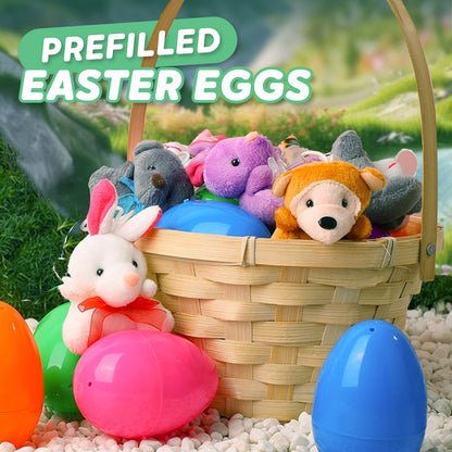🎁Easter Hot Sale 50% OFF😍Prefilled Easter Eggs, Filled with Plush Animal Toys