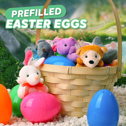 🎁Easter Hot Sale 50% OFF😍Prefilled Easter Eggs, Filled with Plush Animal Toys
