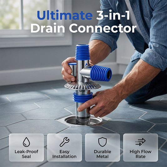 Ultimate 3-In-1 Drain Connector