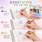 🎨 Erasable Colored Pencils with Built-In Eraser Tips