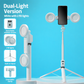 ⏳Time-Limited Special ⏰ 180cm Smart Face-Tracking PTZ Selfie Stick – 360° Auto Follow Phone Tripod with Fill Light, 4-Axis Anti-Shake for Live Streaming & Video Shooting