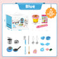 🍳50% OFF NOW! Kids Real Cooking Mini Kitchen Set, 22 PCS Functional Real Cookware Toy, Safe Mini Stove Cooking Playset for Little Chefs, Pink & Blue Available