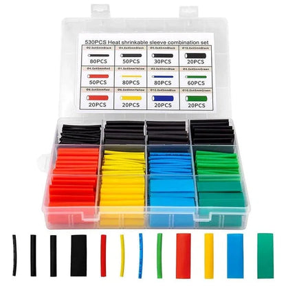 Heat Shrink Tubing Kit – 580 PCS with Case, 3:1 Ratio & Waterproof Sealing 🛠️📦