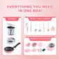 🍳50% OFF NOW! Kids Real Cooking Mini Kitchen Set, 22 PCS Functional Real Cookware Toy, Safe Mini Stove Cooking Playset for Little Chefs, Pink & Blue Available