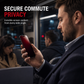 Red Shimmer Privacy Tempered Glass Screen Protector