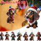 Christmas Fun Dachshund Car Hanging Ornament