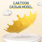 Kids' Ear Protective Cap – Waterproof Shower Hat, Adjustable & Cartoon Crown Design