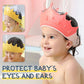 Kids' Ear Protective Cap – Waterproof Shower Hat, Adjustable & Cartoon Crown Design
