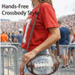 Football Shaped Clear Crossbody Bag | Stadium Approved Transparent Purse with Gold-Tone Zipper & Leather Trim | Perfect Game Day Essential