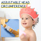 Kids' Ear Protective Cap – Waterproof Shower Hat, Adjustable & Cartoon Crown Design