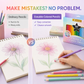 🎨 Erasable Colored Pencils with Built-In Eraser Tips
