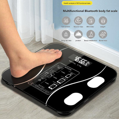 🥳2026 HOT SALE🥳💞50K+ SOLD!👵❤️ 50% OFF! Smart Body Fat Scale – Know your numbers, track your health! Measures weight & body fat easily. Large display, auto-on. Your wellness companion. 🩺📊