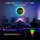 360° RGB LED Digital Wall Clock with Music Sync | 10" Large Anti-Glare Display, Bluetooth Auto Time, Remote Control, Auto Dimming & 15 Color Modes (USB Powered)