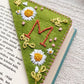 Embroidered Corner Bookmark