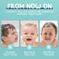 Kids' Ear Protective Cap – Waterproof Shower Hat, Adjustable & Cartoon Crown Design