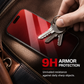 Red Shimmer Privacy Tempered Glass Screen Protector