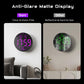 360° RGB LED Digital Wall Clock with Music Sync | 10" Large Anti-Glare Display, Bluetooth Auto Time, Remote Control, Auto Dimming & 15 Color Modes (USB Powered)