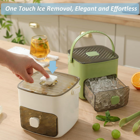 🥳2026 HOT SALE🥳💞50K+ SOLD!💥🥤🧊 50% OFF! Ice Cube Tray with Storage – 48 cubes at once, leak‑proof lid. Stackable, saves space. Includes ice scoop & tong. A summer essential. 🏖️✅