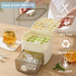 🥳2026 HOT SALE🥳💞50K+ SOLD!💥🥤🧊 50% OFF! Ice Cube Tray with Storage – 48 cubes at once, leak‑proof lid. Stackable, saves space. Includes ice scoop & tong. A summer essential. 🏖️✅