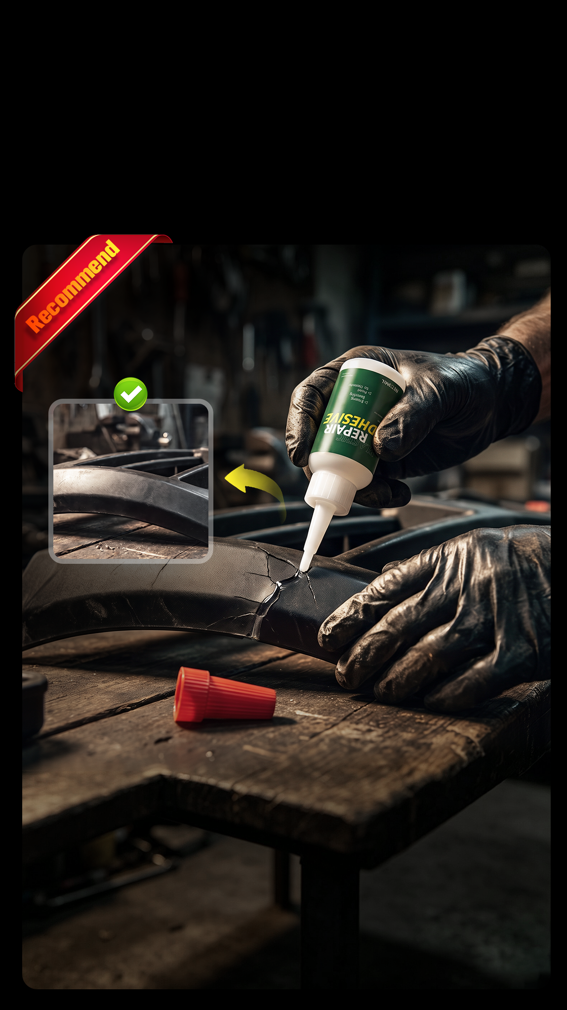 Precision adhesive application