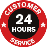 24-hour customer service