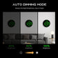 360° RGB LED Digital Wall Clock with Music Sync | 10" Large Anti-Glare Display, Bluetooth Auto Time, Remote Control, Auto Dimming & 15 Color Modes (USB Powered)