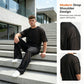 📢📢50% OFF !! ⏰Men's T-Shirt & Wide-Leg Pants 2-Piece Set