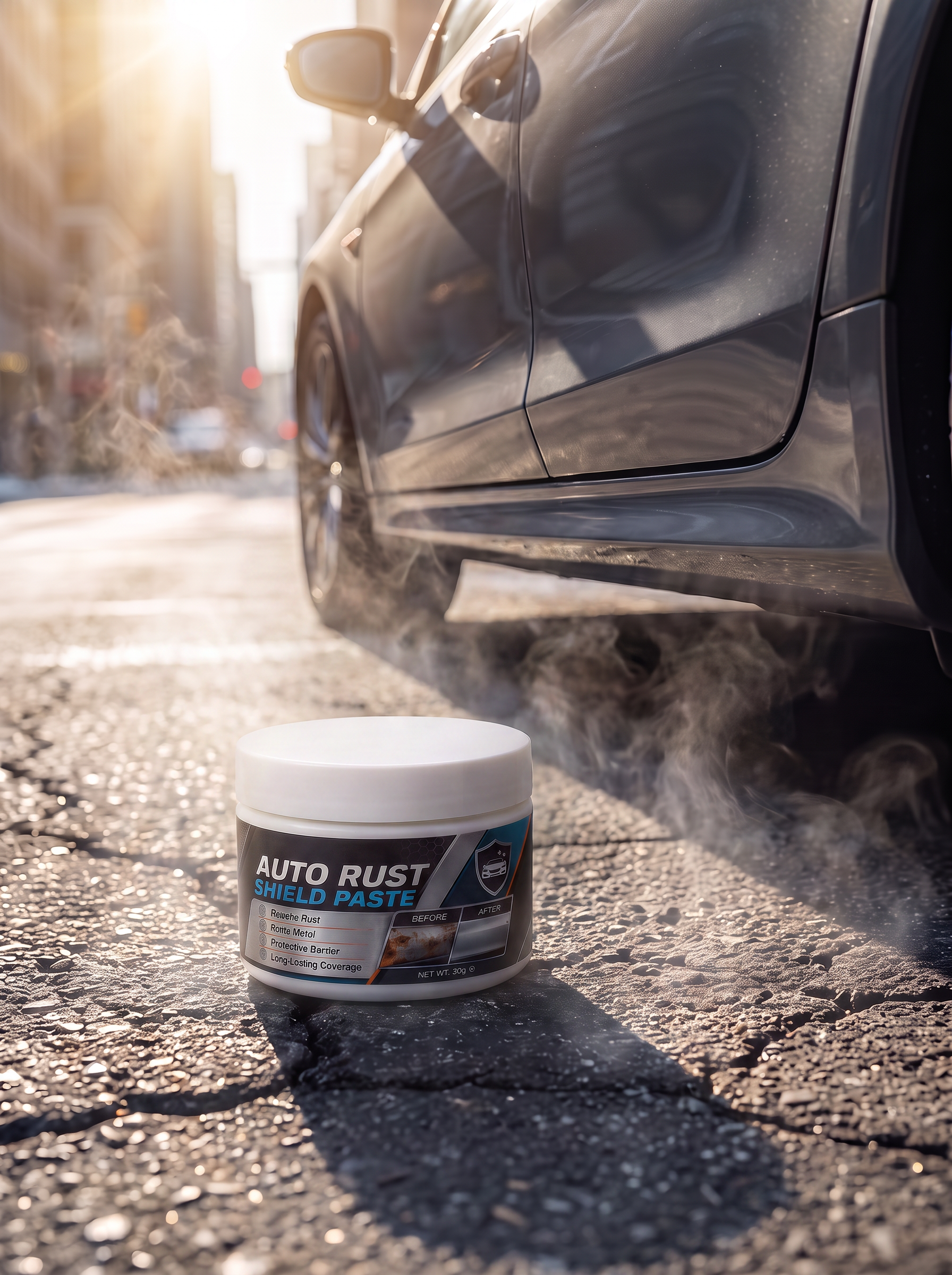 Heat-resistant rust protection