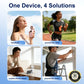 Handheld High Speed Fan 5-in-1 Rechargeable , Adjustable Airflow, USB Cooling, Perfect forTravel, Office, and Personal Use