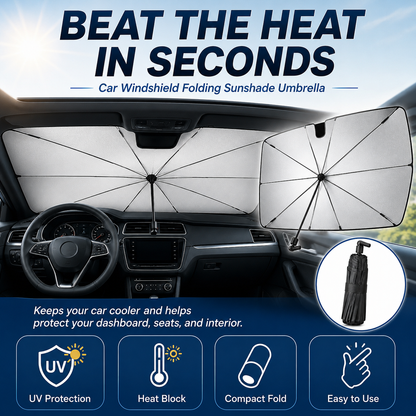 🔥BUY 2 GET 10% OFF💝Car Windshield Folding Sunshade Umbrella