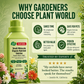 🌿 Organic Plant Growth Booster – Gentle Root Nutrient Solution for Seedlings, Flowers & Vegetables