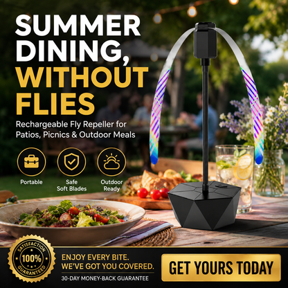 🔥While stocks last 50% discount!🌀Table fan against flies🔇