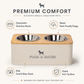 Stainless Steel Detachable Double Pet Bowl