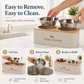 Stainless Steel Detachable Double Pet Bowl