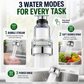 360° Rotating Faucet Aerator Filter 6-Layer Filtration 3 Water Modes Splash-Free for Kitchen Sink Fruit Vegetable Cleaning