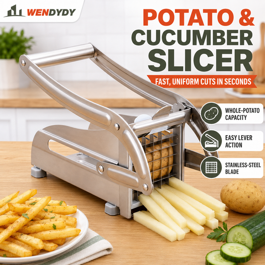 Household Stainless Steel Potato French Fry Cutter