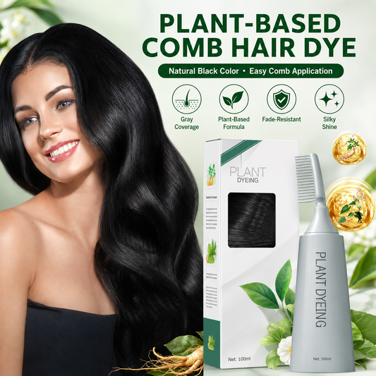 📢📢50% OFF !! ⏰Plant-Based Comb Hair Dye