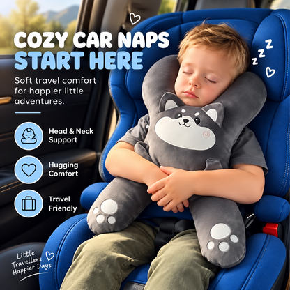 🔥Last Day Hot Sales - 50% OFF🧸 Kids Car Sleep Buddy – Full-Body Travel Pillow for Cozy Road-Trip Naps