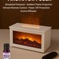 🔥 50% OFF – LAST DAY! 💦 Humidifier with fireplace effect – 7 LED colors and remote control, soothing atmosphere for home/office 🌙📦