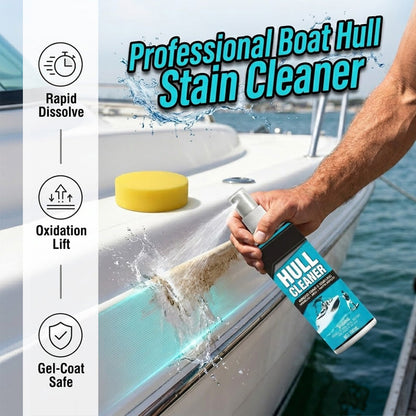 Boat Hull Cleaner, 100 ml; removes stains and buildup.