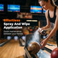 Portable bowling ball cleaning spray