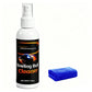 Portable bowling ball cleaning spray