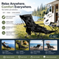🪑 Portable adjustable outdoor folding chair - Lightweight, stable & versatile - Ideal for garden, camping, beach or patio - easy to transport and set up 🏕️✨